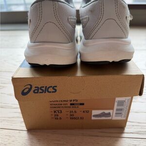 Asics YOUTH CONTEND 9 PRESCHOOL K13. Color concrete/rose gold